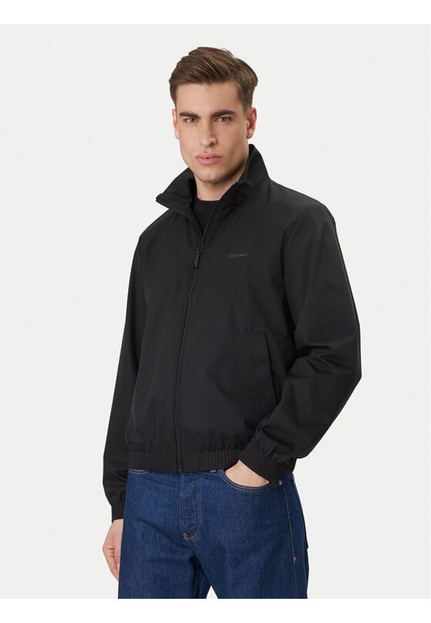 Calvin Klein Wiatrówka LV04LF515G Czarny Regular Fit. Kolor: czarny. Materiał: syntetyk