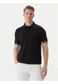 Karl Lagerfeld - KARL LAGERFELD Polo 745020 562221 Czarny Regular Fit. Typ kołnierza: polo. Kolor: czarny. Materiał: bawełna #1