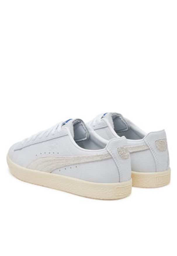 Puma Sneakersy Clyde Laundry Boys II 401043 01 Biały. Kolor: biały. Materiał: skóra, zamsz