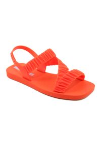 Sandały do wody Ipanema 26896 AF058 Orange Neon pomarańczowe. Okazja: na plażę. Kolor: pomarańczowy. Materiał: materiał. Sezon: lato. Styl: sportowy