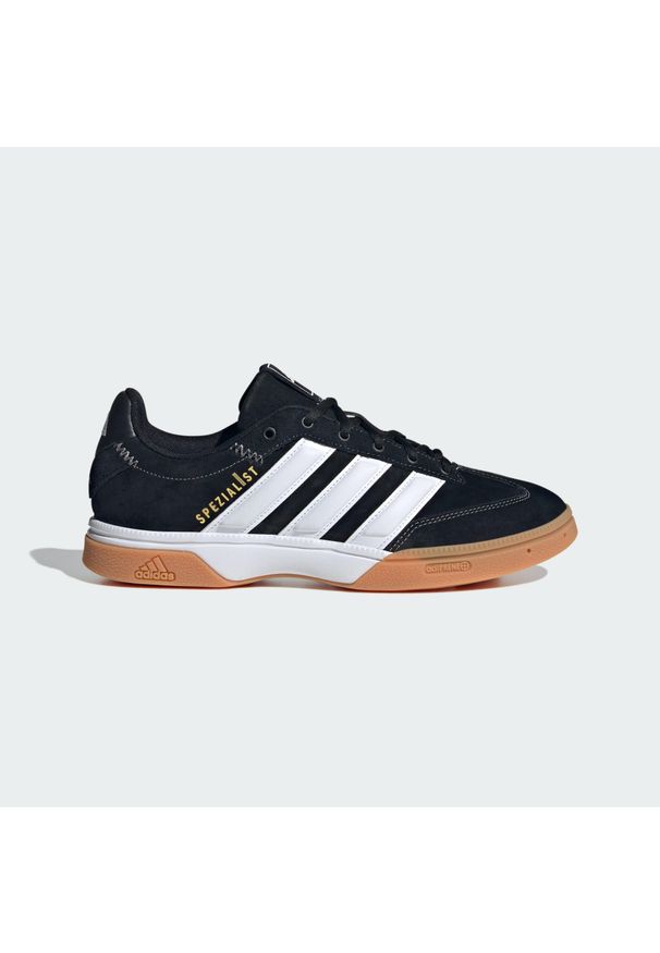 Adidas - Buty Spezialist Indoor. Kolor: szary, czarny, biały, wielokolorowy. Sport: bieganie
