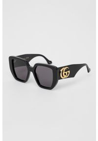 Gucci okulary przeciwsłoneczne damskie kolor czarny. Kolor: czarny #3