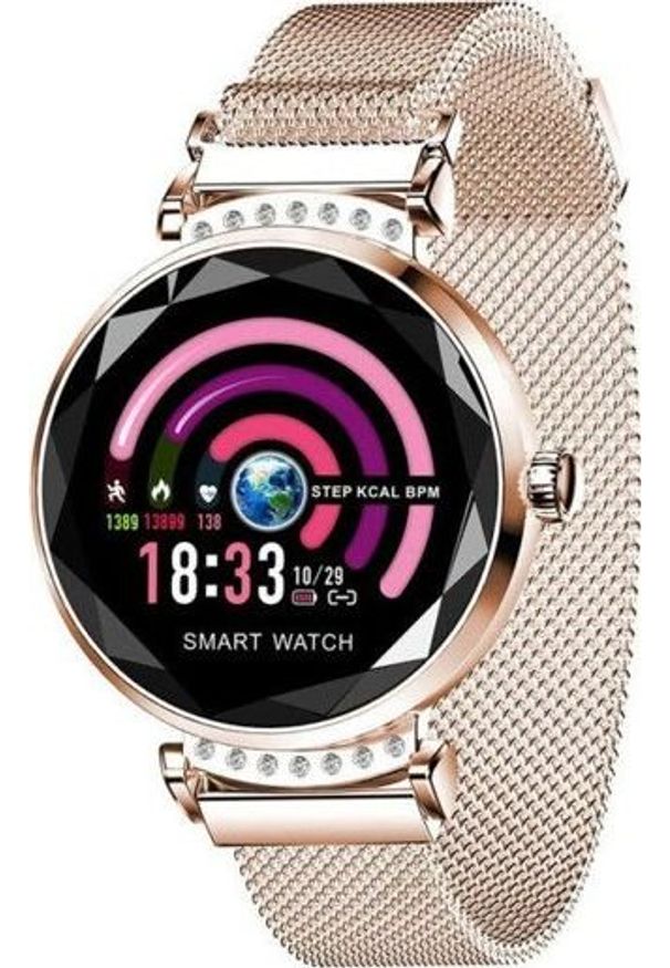 Smartwatch Active Band RH2 Złoty (2569-uniw). Rodzaj zegarka: smartwatch. Kolor: złoty