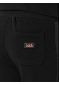 Karl Lagerfeld - KARL LAGERFELD Spodnie dresowe 705006 562900 Czarny Regular Fit. Kolor: czarny. Materiał: bawełna #2