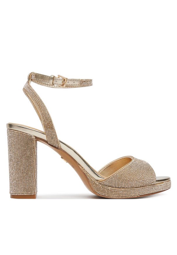 Aldo Sandały Alluring 13918860 Złoty. Kolor: złoty. Materiał: skóra