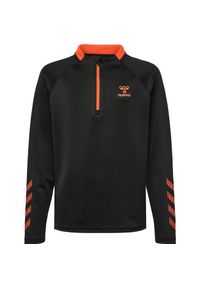 Bluza dziecięca z zamkiem 1/2 Hummel hmlGG12 Action. Kolor: czarny