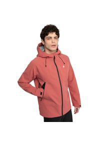 SIROKO - Męska kurtka trekkingowa hardshell Siroko Simien. Kolor: czerwony. Materiał: hardshell. Sezon: zima. Styl: sportowy #1