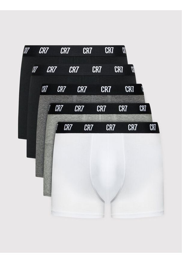 Cristiano Ronaldo CR7 Komplet bokserek Basic Trunk 5-Pack 8106-49-2400 Szary. Kolor: szary. Materiał: bawełna