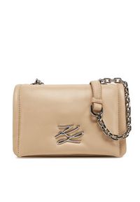 Karl Lagerfeld - KARL LAGERFELD Torebka A1W30175 Beżowy. Kolor: beżowy. Materiał: skórzane #3