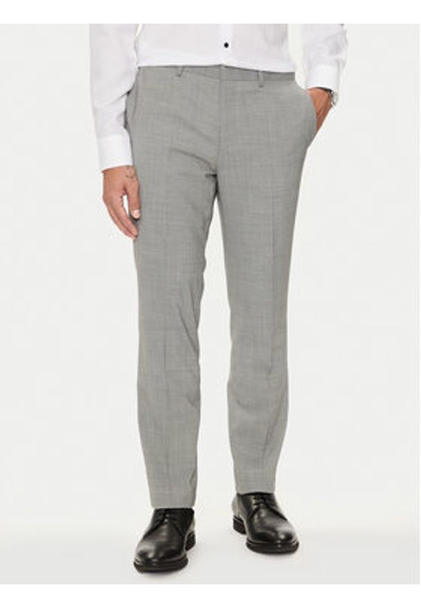 Hugo Garnitur Arti/Hesten232X 50519444 Szary Extra Slim Fit. Kolor: szary. Materiał: syntetyk