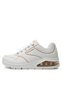 skechers - Skechers Sneakersy Golden Trim 155637/WTGD Biały. Kolor: biały. Materiał: skóra #6