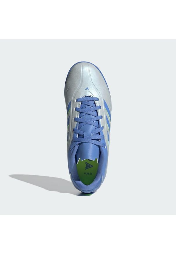 Adidas - Buty Copa Pure 3 Club TF Kids. Kolor: żółty, wielokolorowy, niebieski, szary. Materiał: materiał