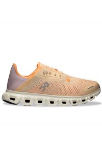 Buty damskie On Running Cloud 6 Coast 3WF10023023 - pomarańczowe. Kolor: pomarańczowy. Materiał: materiał, syntetyk. Szerokość cholewki: normalna. Sport: bieganie