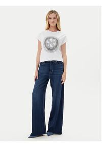 Guess T-Shirt W5YI14 I3Z14 Biały Regular Fit. Kolor: biały. Materiał: bawełna #5