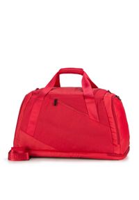 Wittchen - Torba podróżna z funkcją plecaka. Kolor: czerwony. Materiał: poliester. Wzór: paski. Styl: casual, wakacyjny, biznesowy #4