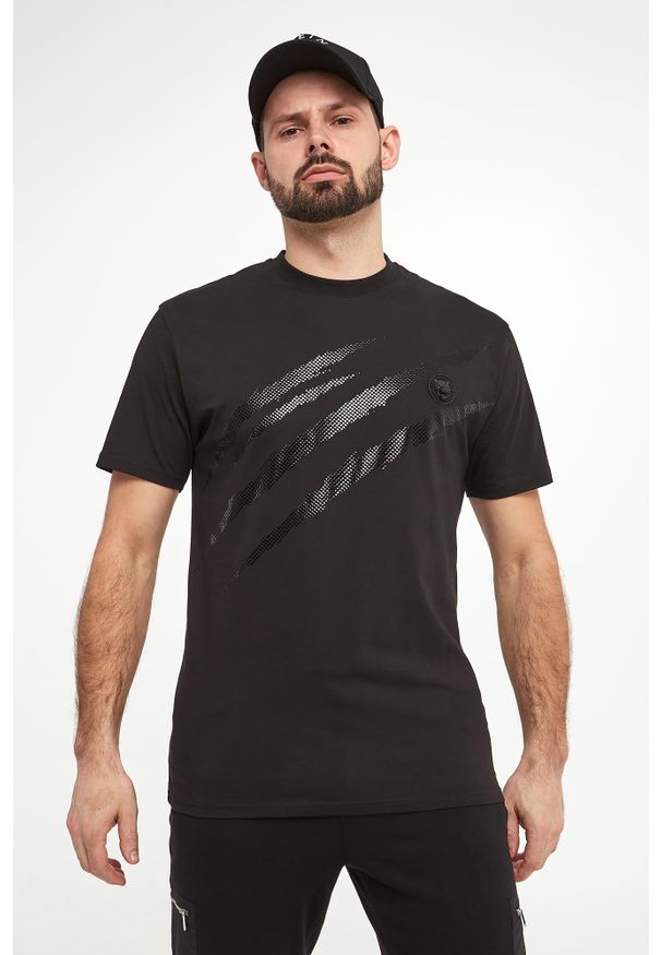 Plein Sport - T-shirt męski PLEIN SPORT. Styl: sportowy