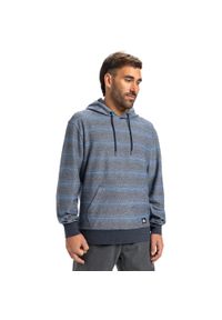 Quiksilver - Bluza z kapturem dla Mężczyzn GREAT OTWAY Czarny. Typ kołnierza: kaptur. Kolor: czarny. Materiał: materiał, poliester, bawełna. Długość: długie. Wzór: ze splotem