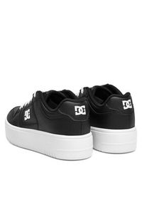 DC Sneakersy MANTECA 4 PLATFORM ADJS100156-BKW Czarny. Kolor: czarny. Materiał: skóra. Obcas: na platformie #4