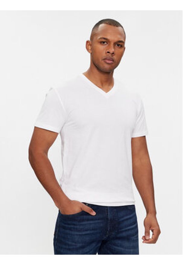 Polo Ralph Lauren Komplet 3 t-shirtów 714936903001 Biały Slim Fit. Typ kołnierza: polo. Kolor: biały. Materiał: bawełna