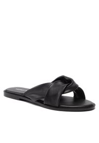 Vero Moda - Klapki VERO MODA - Vmsmooth 10265527 Black. Kolor: czarny. Materiał: skóra #1
