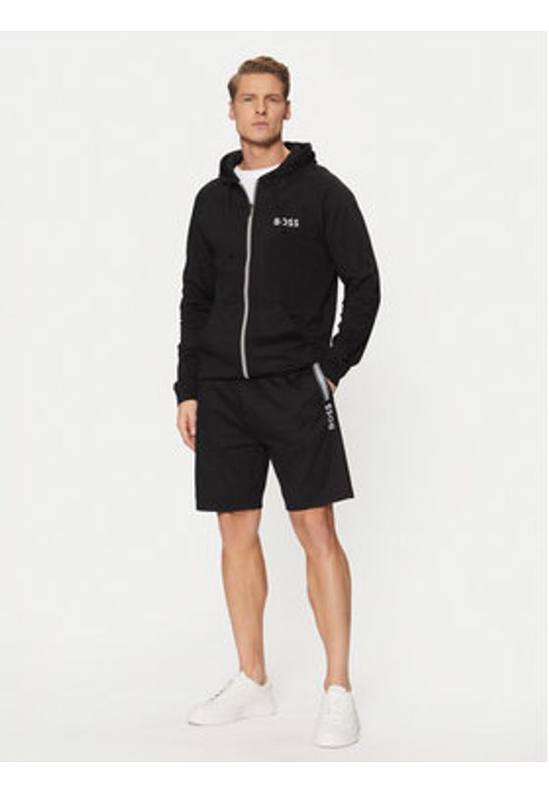 BOSS Szorty sportowe Authentic 50535837 Czarny Regular Fit. Kolor: czarny. Materiał: bawełna. Styl: sportowy
