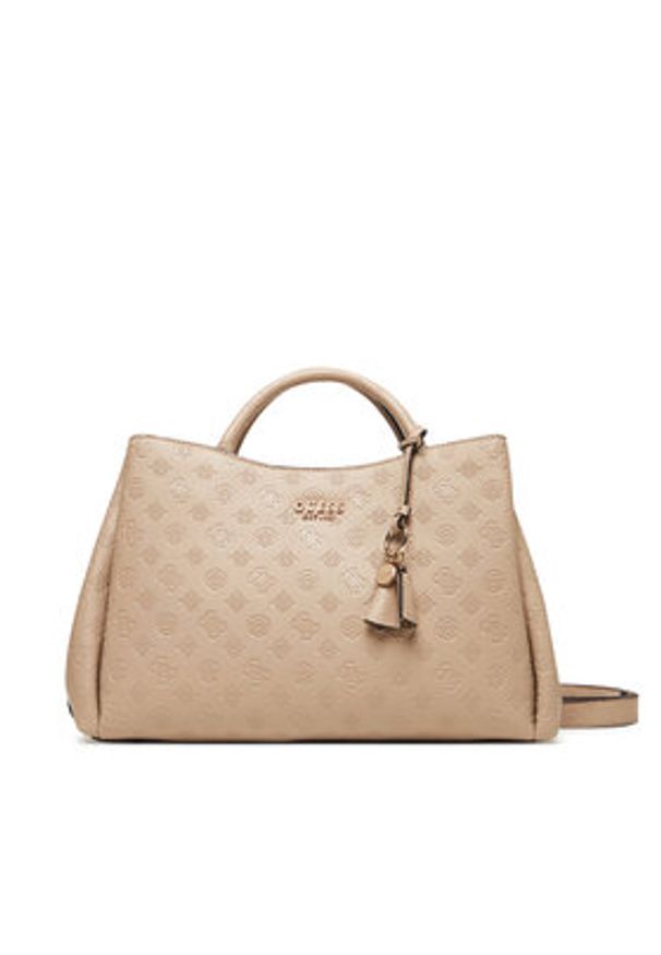 Guess Torebka Phoebe HWPD96 65070 Beżowy. Kolor: beżowy. Materiał: skórzane