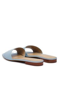Lauren Ralph Lauren - LAUREN RALPH LAUREN Klapki 802959143011 Niebieski jasny. Kolor: niebieski. Materiał: skóra #5