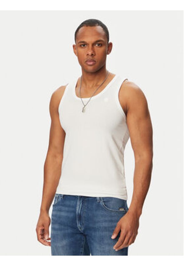 G-Star RAW - G-Star Raw Komplet tank topów D25476-3310 Biały Regular Fit. Kolor: biały. Materiał: bawełna