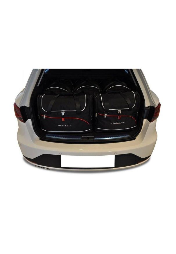 KJUST - Torby Do Bagażnika Seat Leon St 2013-2020 5Szt Kjust. Kolor: czarny. Styl: sportowy