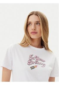 BOSS T-Shirt Damacia_5 50540237 Biały Regular Fit. Kolor: biały. Materiał: bawełna #4