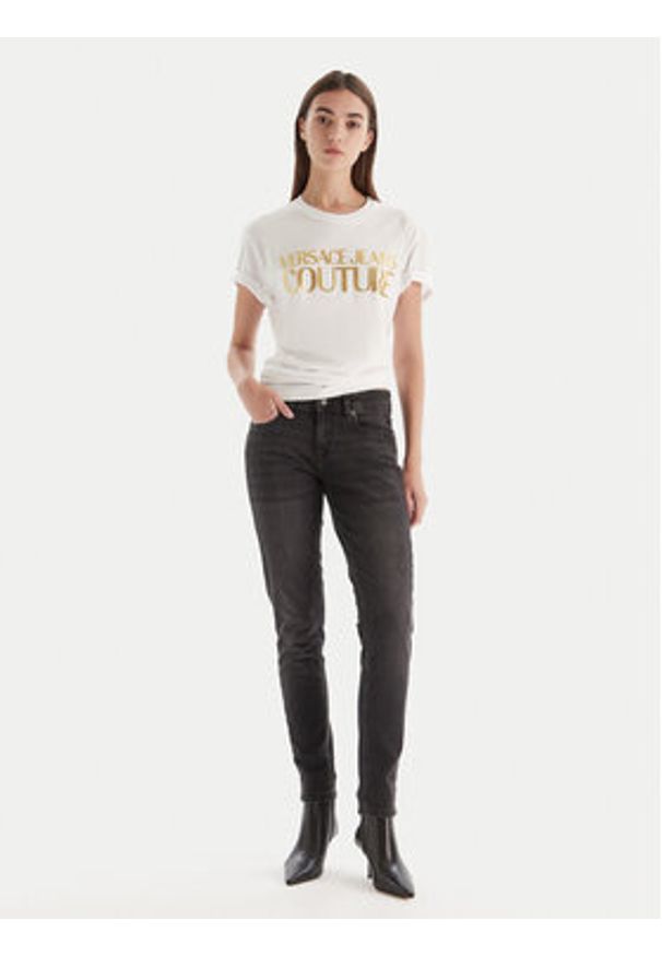 Versace Jeans Couture Jeansy 79HAB5K2 CDWRC Czarny Skinny Fit. Kolor: czarny