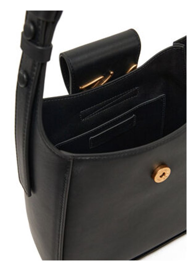Karl Lagerfeld - KARL LAGERFELD Torebka A1W30434 Czarny. Kolor: czarny. Materiał: skórzane