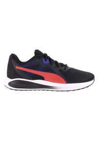 Buty do chodzenia dla dzieci Puma Twitch Runner Mutant. Kolor: czarny. Materiał: materiał, syntetyk. Szerokość cholewki: normalna. Sport: turystyka piesza