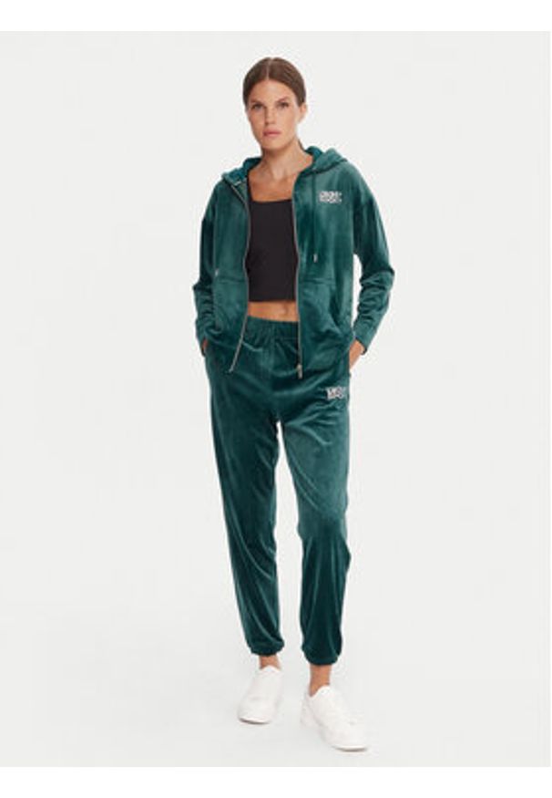 DKNY Sport Spodnie dresowe DP5P3702 Zielony Regular Fit. Kolor: zielony. Materiał: syntetyk