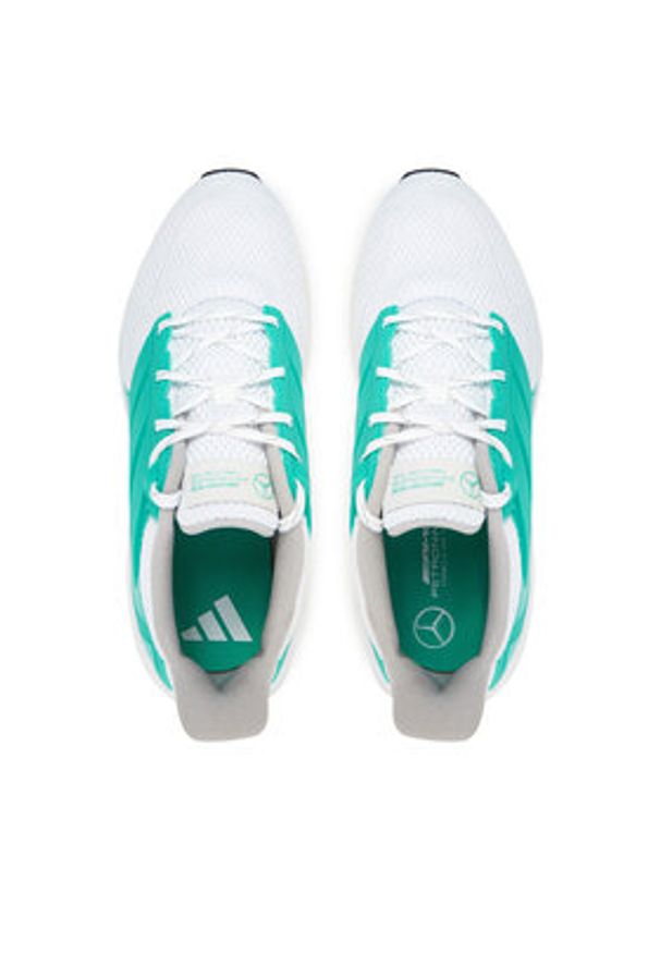 Adidas - adidas Sneakersy Mercedes - AMG Petronas Formula One Team Ultimashow 2.0 Trainers JR1074 Biały. Kolor: biały. Materiał: materiał