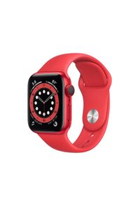 APPLE Watch Series 6 GPS + Cellular, 40mm PRODUCT(RED) Aluminium Case with PRODUCT(RED) Sport Band - Regular. Styl: sportowy #1