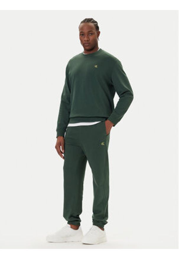 Calvin Klein Jeans Spodnie dresowe LV04RD241G Zielony Regular Fit. Kolor: zielony. Materiał: bawełna