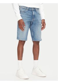 Tommy Jeans Szorty jeansowe Ronnie DM0DM21331 Niebieski Regular Fit. Kolor: niebieski. Materiał: bawełna