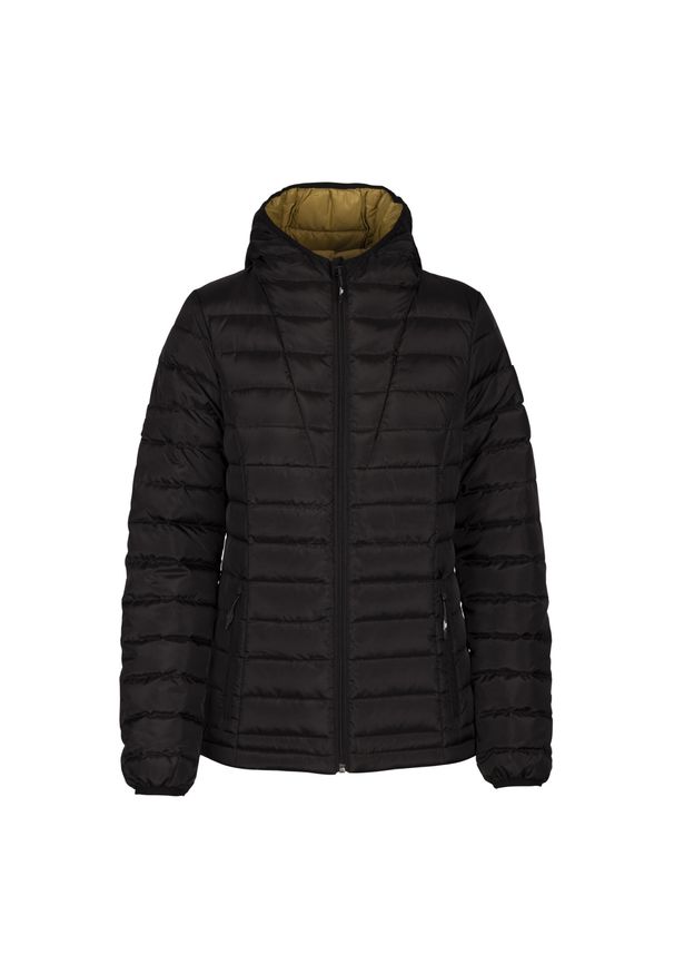 TRESPASS - Damska Kurtka Puchowa Bartush. Kolor: czarny. Materiał: puch. Sport: turystyka piesza