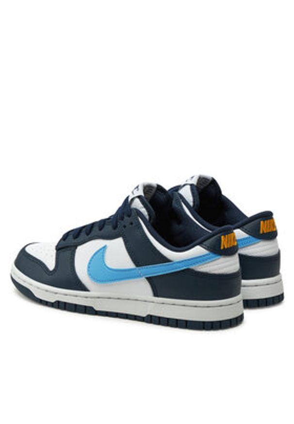 Nike Sneakersy Dunk Low FN7800 400 Granatowy. Kolor: niebieski. Materiał: skóra