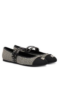 Karl Lagerfeld - KARL LAGERFELD Baleriny Karo KL40128 Czarny. Kolor: czarny. Materiał: syntetyk #6