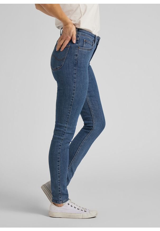 Lee - LEE IVY DAMSKIE SPODNIE JEANSOWE MID USED L32ESIVG 112107445