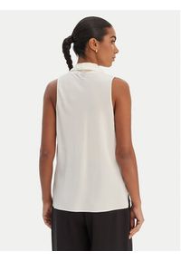 BOSS Bluzka Bolaru 50553717 Beżowy Regular Fit. Kolor: beżowy. Materiał: jedwab #5