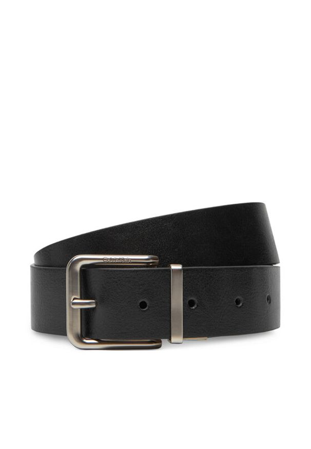 Calvin Klein Jeans Pasek Męski Casual Pin Buckle 35Mm Adj/Rev LV04G7024G Czarny. Kolor: czarny. Materiał: skóra. Styl: casual