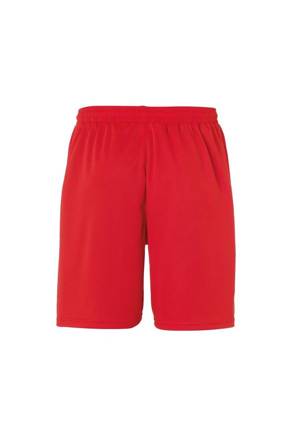 UHLSPORT - Szorty Uhlsport center basic. Kolor: biały, czerwony, wielokolorowy. Materiał: materiał. Sport: piłka nożna, fitness