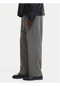 Jack & Jones Chinosy Bill 12293368 Szary Wide Leg. Kolor: szary. Materiał: syntetyk #8