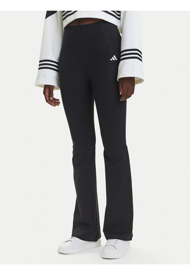 Adidas - adidas Legginsy Essentials Small Logo JD9961 Czarny Flared Fit. Kolor: czarny. Materiał: bawełna