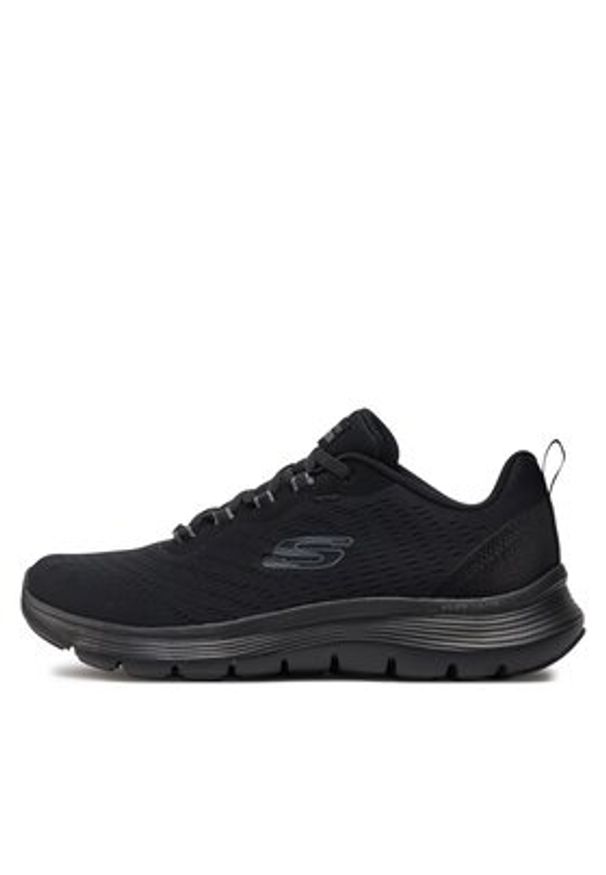 skechers - Skechers Sneakersy Flex Appeal 5.0- 150201/BBK Czarny. Kolor: czarny. Materiał: mesh, materiał