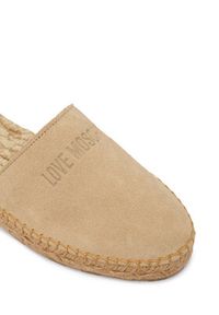 Love Moschino - LOVE MOSCHINO Espadryle JA10562G0OIG5104 Beżowy. Kolor: beżowy. Materiał: zamsz, skóra #3
