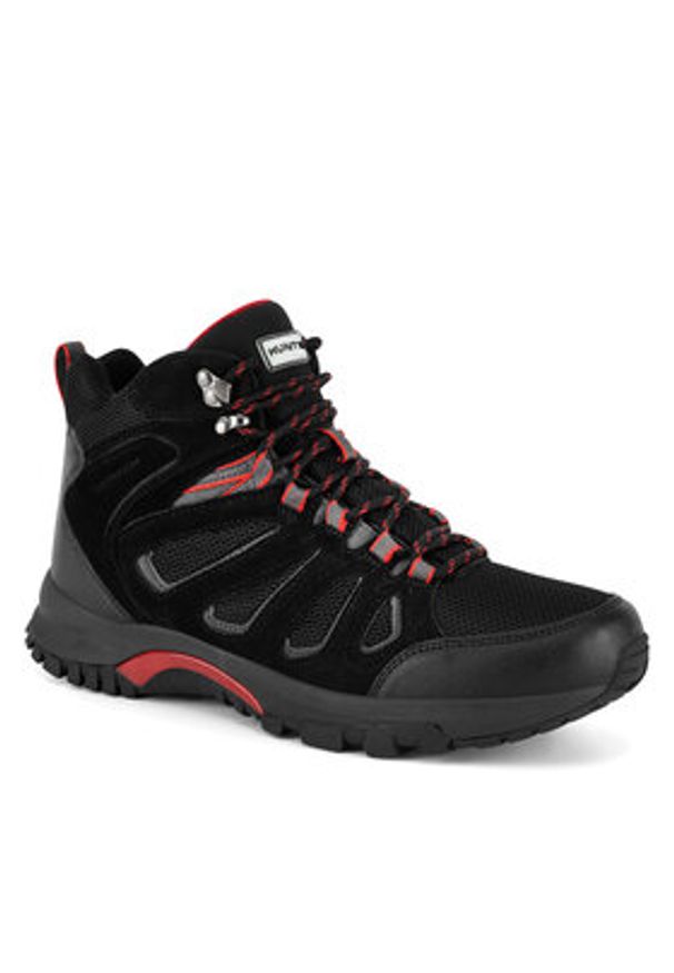 Hunter Trekkingi MASON MID HIKER WP Czarny. Kolor: czarny. Materiał: zamsz, skóra. Sport: turystyka piesza